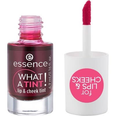 Essence What a Tint! Liquid Blusher & Lip Gloss, 01 Kiss From a Rose (0.16 fl oz)