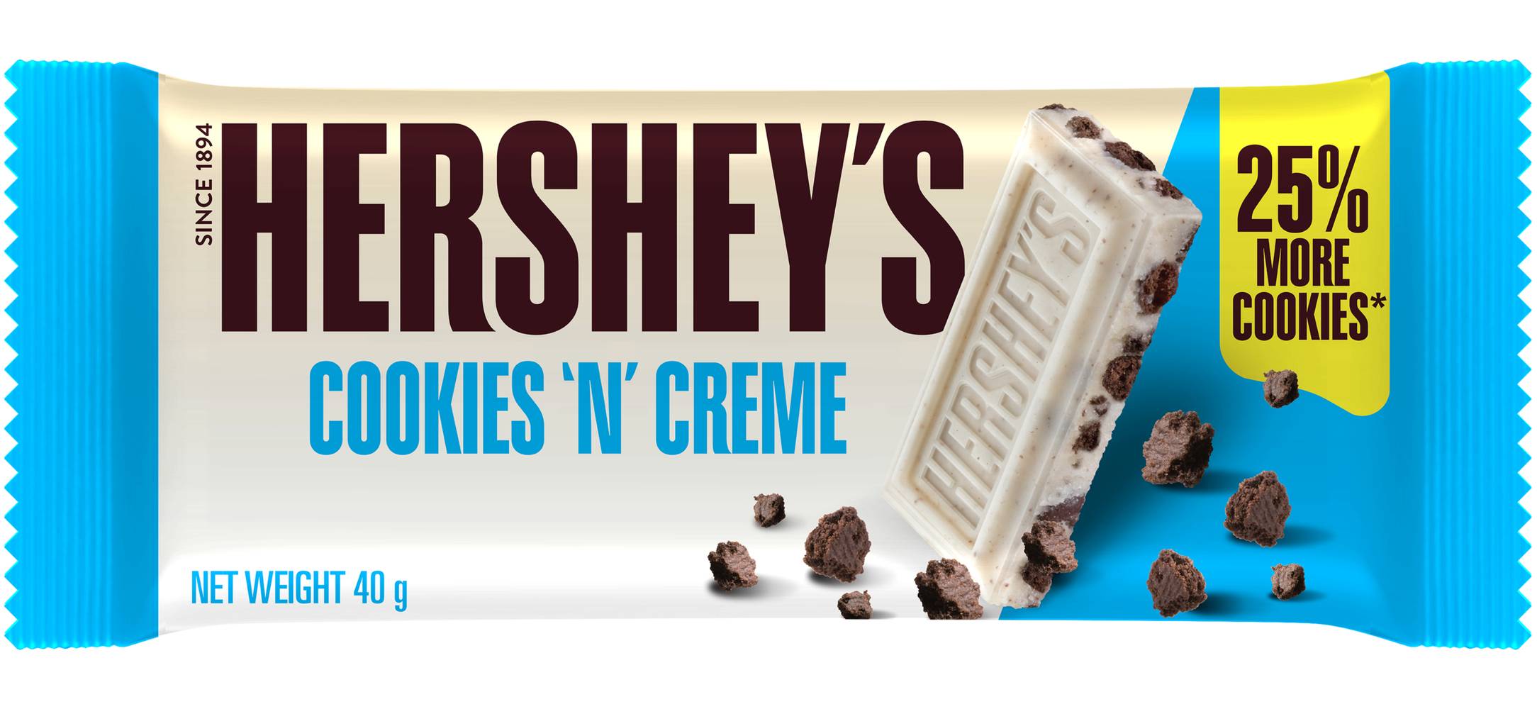 Hershey's Chocolate Cookies & Cream (40g)