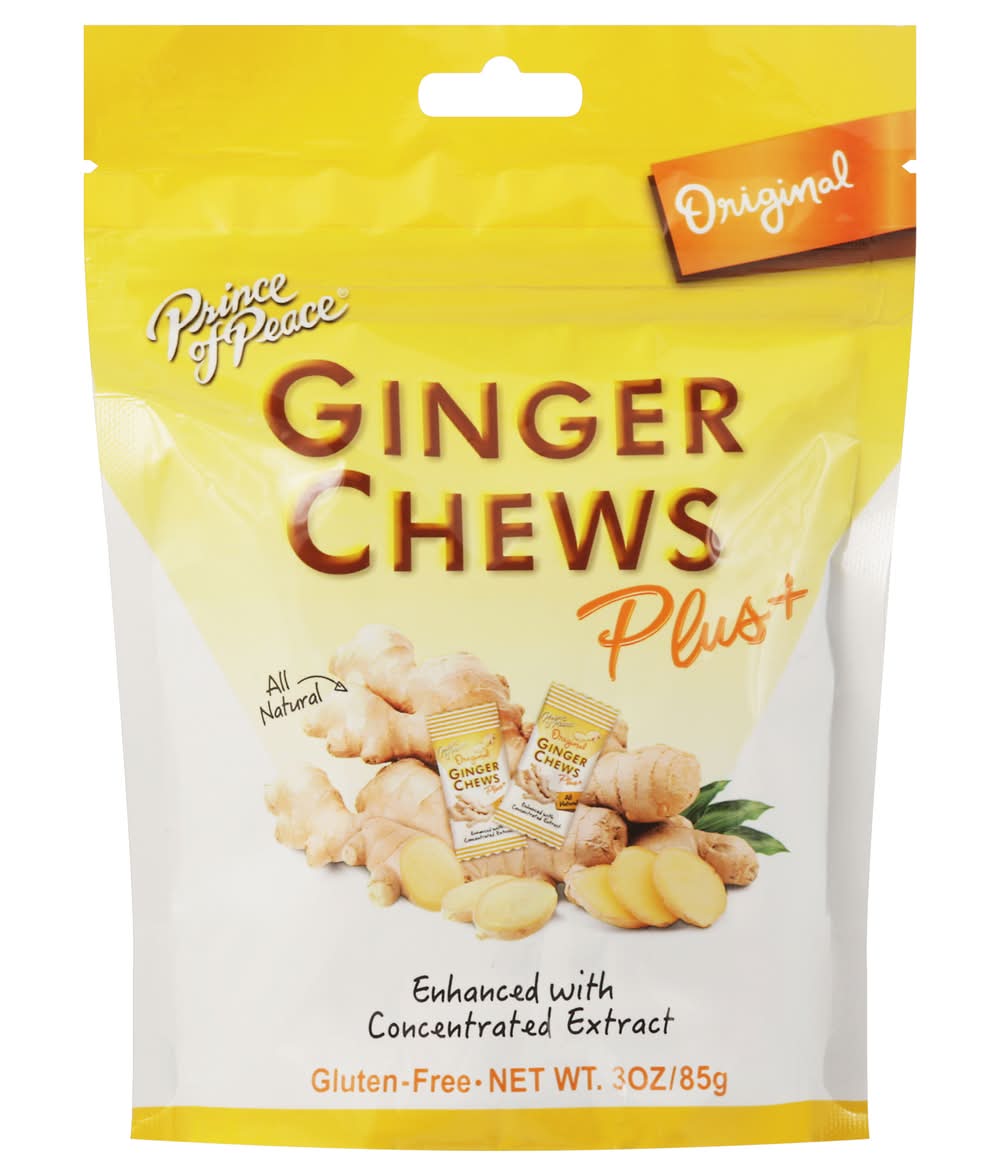 Prince of Peace Original Chews Plus+, Ginger (3 oz)