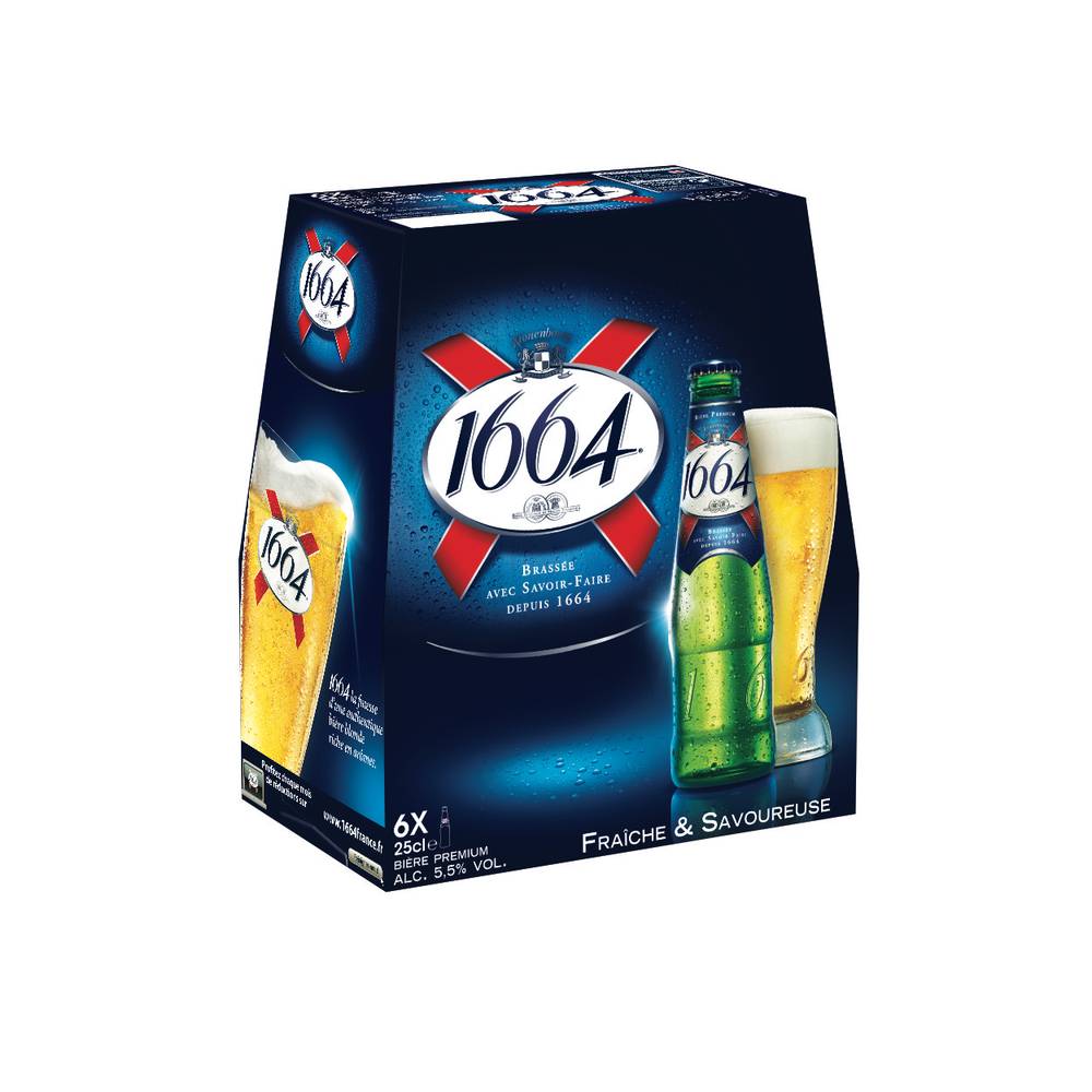 1664 - Kronenbourg bière blonde (6 x 250ml)