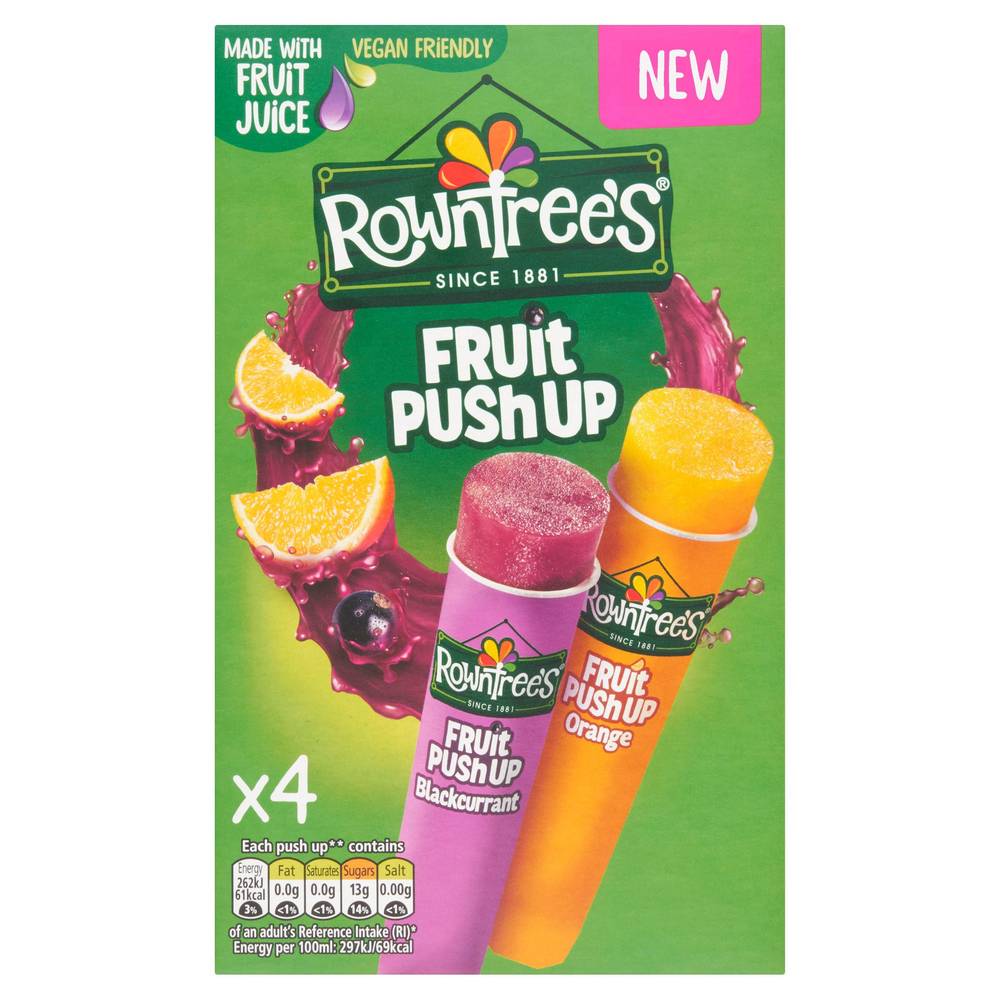 Rowntree's Fruit Push Up Lollies (blackcurrant-orange)
