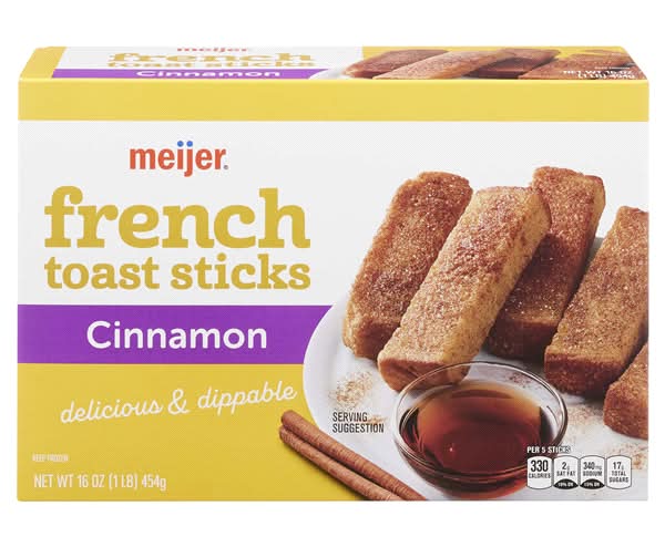 Meijer French Toast Sticks, Cinnamon (16 oz)