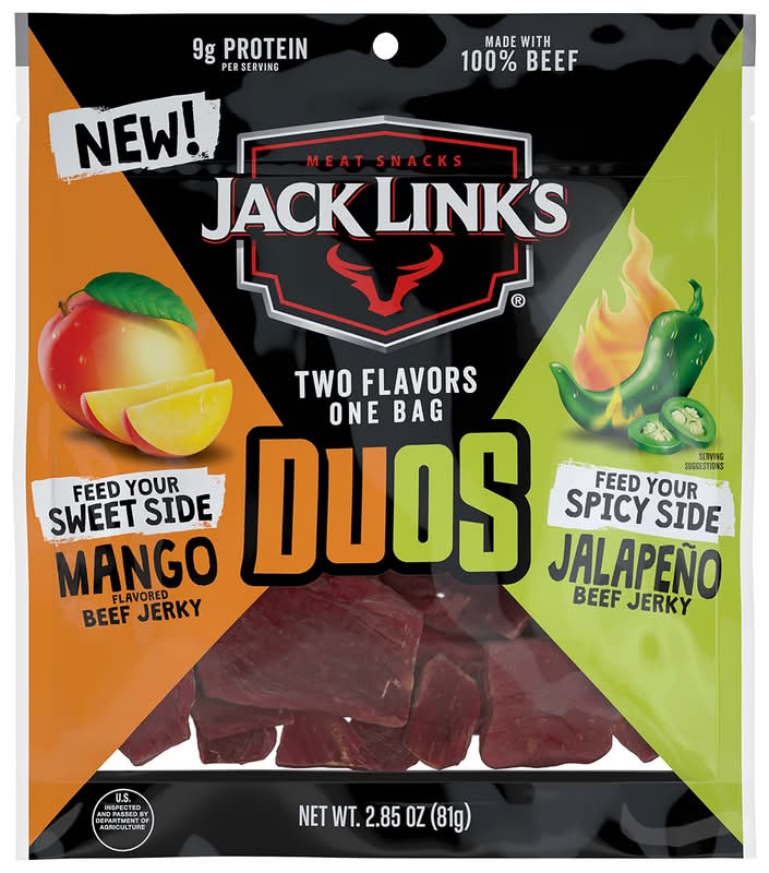 Jack Link's Mango and Jalapeno Duos Beef Jerky 3.25oz