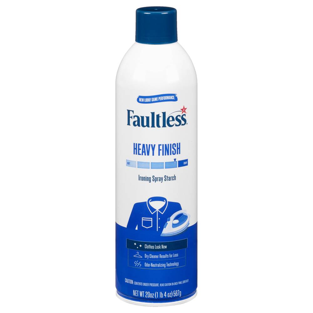 Faultless Ironing Spray Starch Heavy Finish (1.25 lbs)