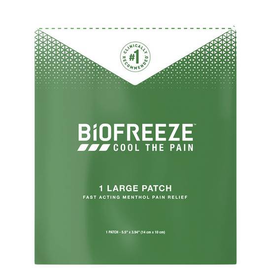Biofreeze Single Large Patch Fast Acting Pain Relief