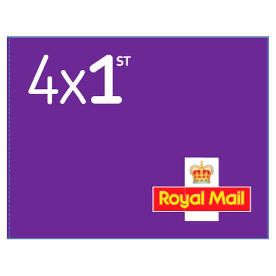 Royal Mail 1St Class Book Of Stamps (4 pack)