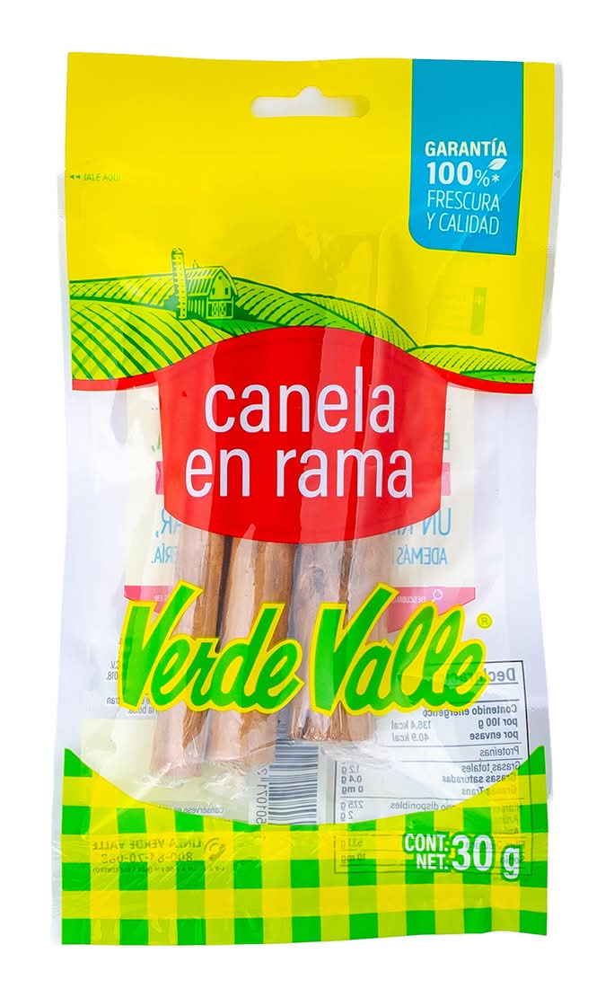 Verde Valle · Canela en rama (30 g)