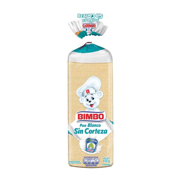 Bimbo Pan Actileche Sin Corteza 450 Gr