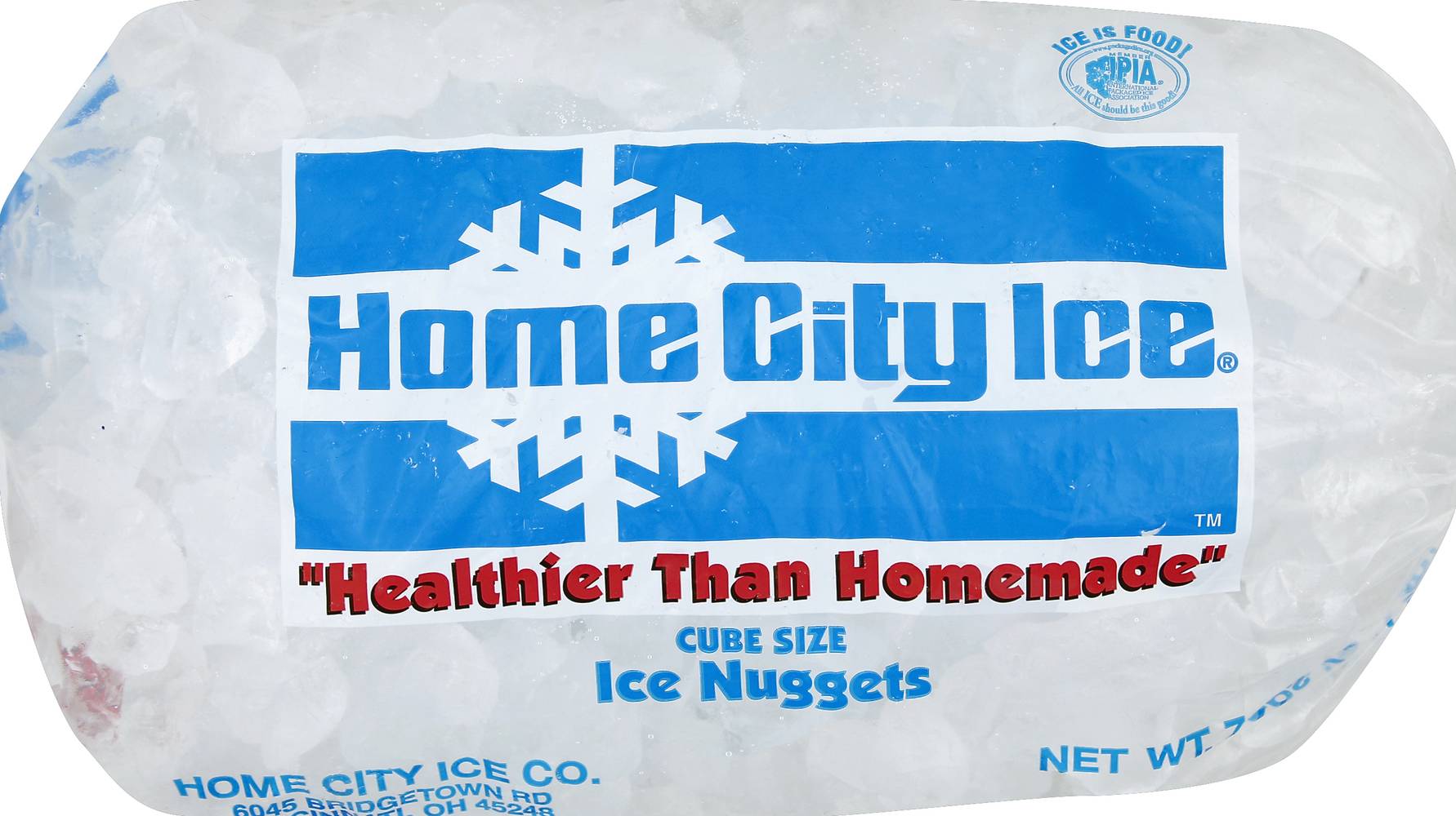 Home City Ice Cube Size Ice Nuggets (7 lbs)