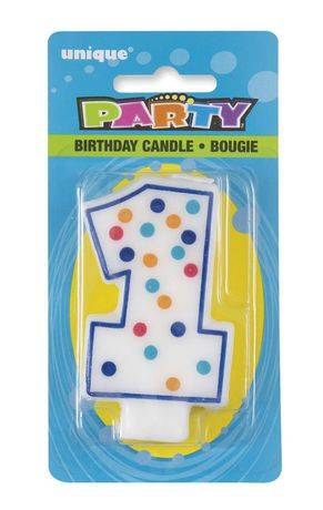 Party-eh! party eh! bougie d'anniversaire numro - birthday candle # 1 (1 unit)