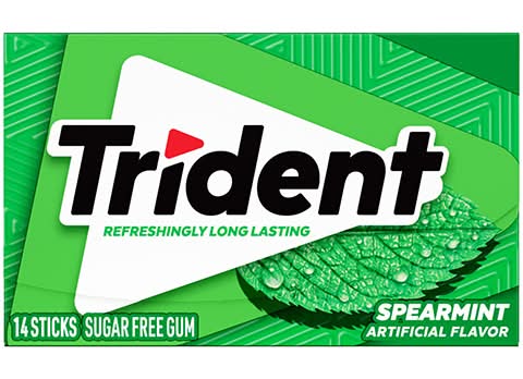 Trident Spearmint Value Pack Gum 14 Count