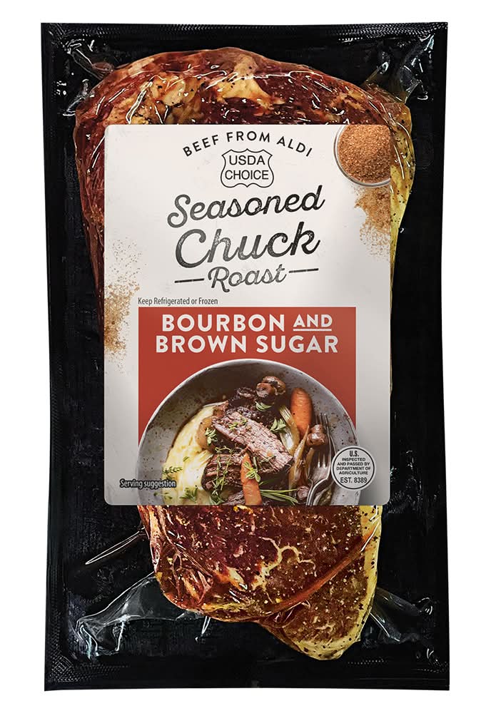 USDA Choice Chuck Roast, Bourbon Brown Sugar Seasoned