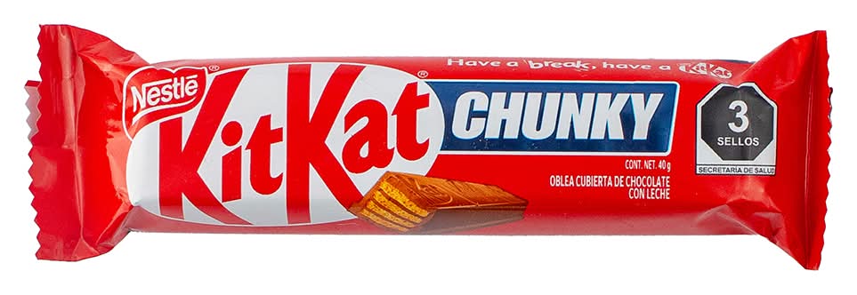 KitKat · Chunky barra de oblea cubierta de chocolate con leche (40 g)