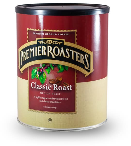 Premier Roasters Ground Coffee Classic Roast (48 oz)