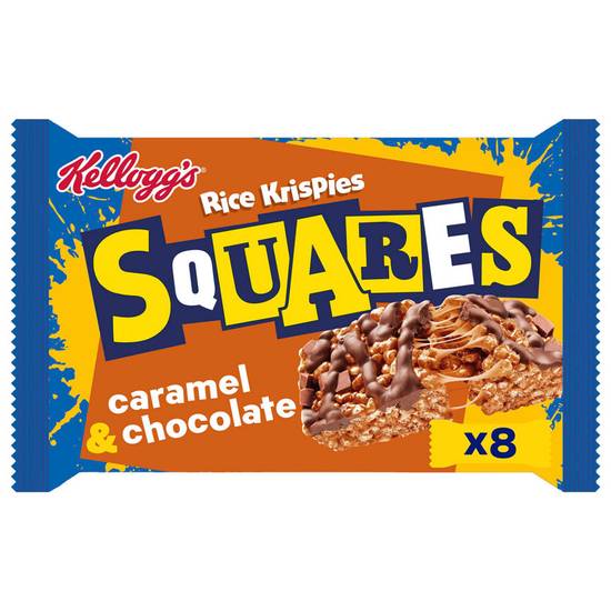Kellogg's Rice Krispries Curious Squares Caramel & Chocolate 8 x 36g