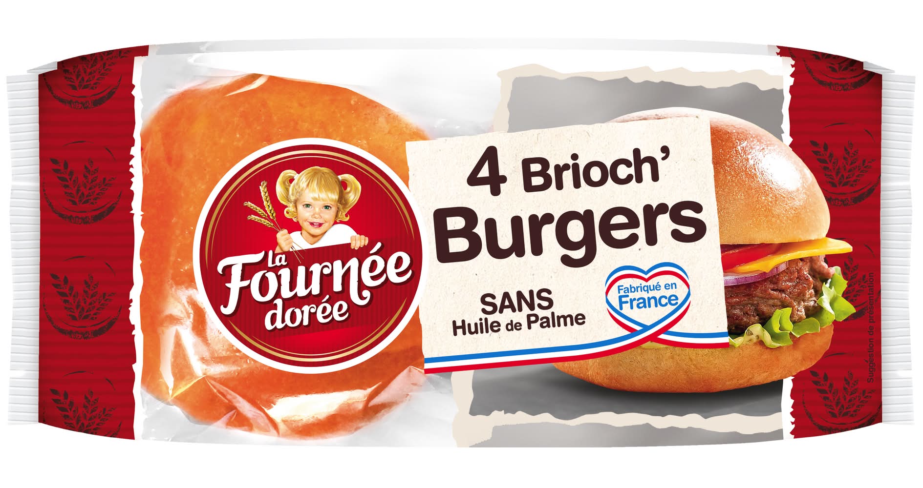 La Fournée dorée - Buns hamburger à la brioche (4)