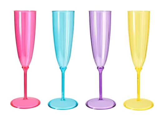 Easter Plastic Champagne Flutes Set By Celebrate It