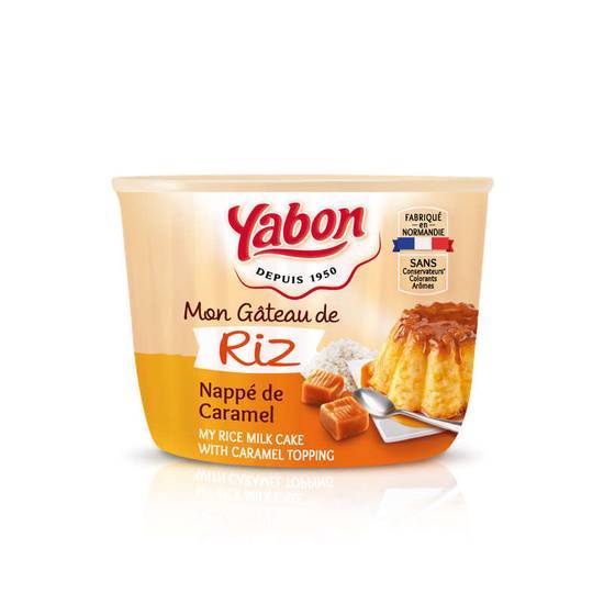 Yabon Yabon Gâteau de Riz Nappé Caramel  420 g