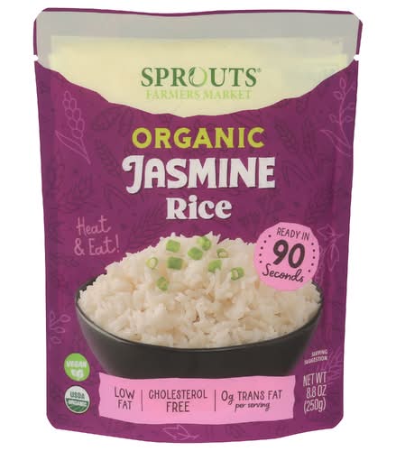 Sprouts Organic Jasmine Rice Heat & Eat