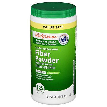 Walgreens Clear Soluble Fiber Powder Flavor Free