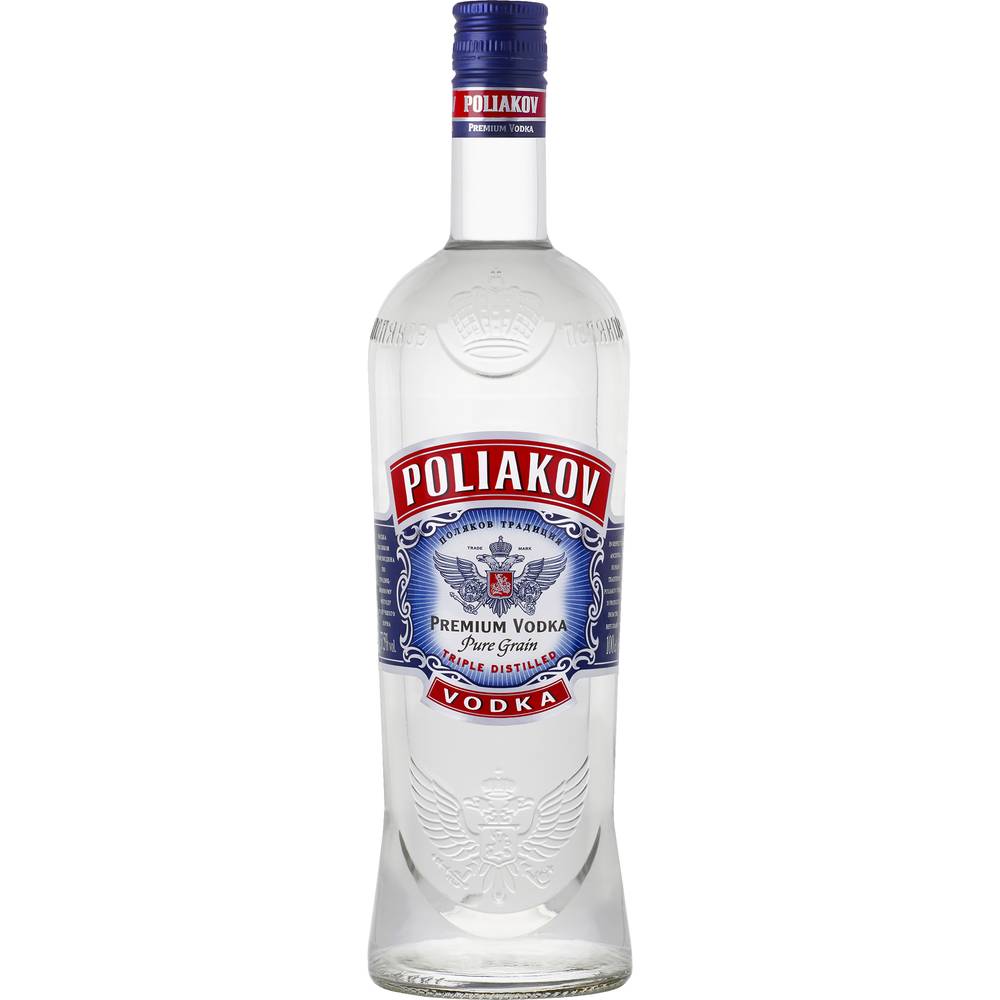 Poliakov - Premium vodka pure grain triple distilled (1 L)