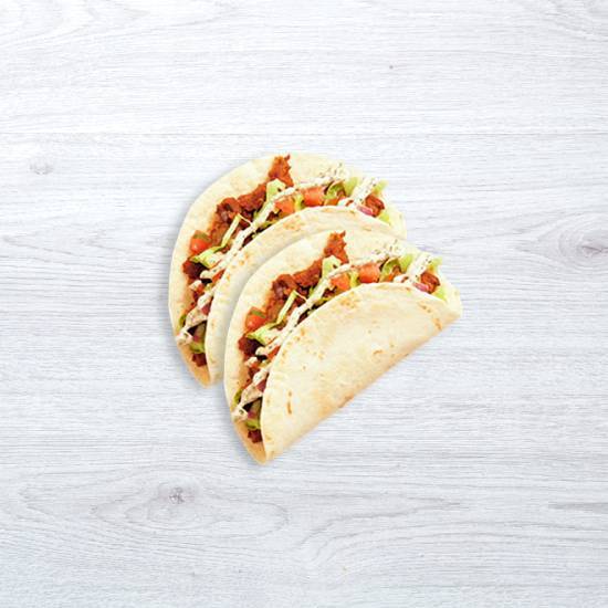 Two Chimi Shredded Mushroom Tacos