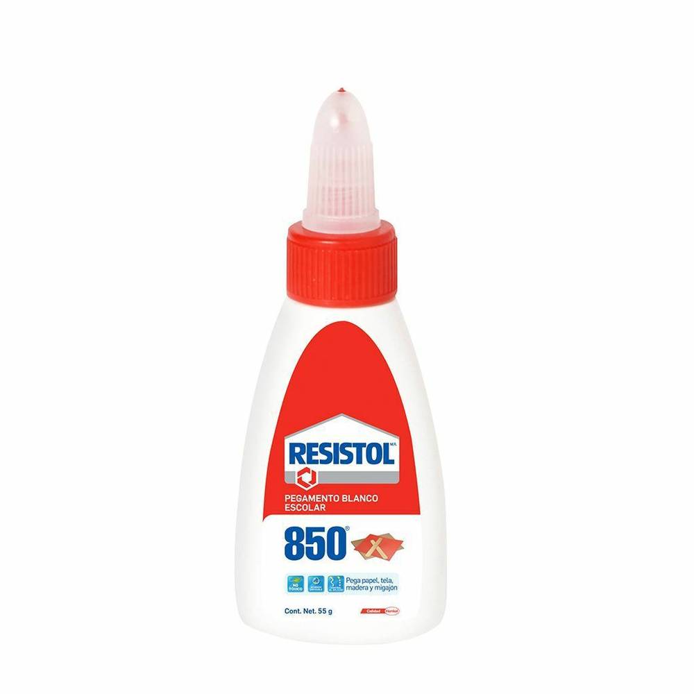 Resistol pegamento blanco 850 (botella 55 g)