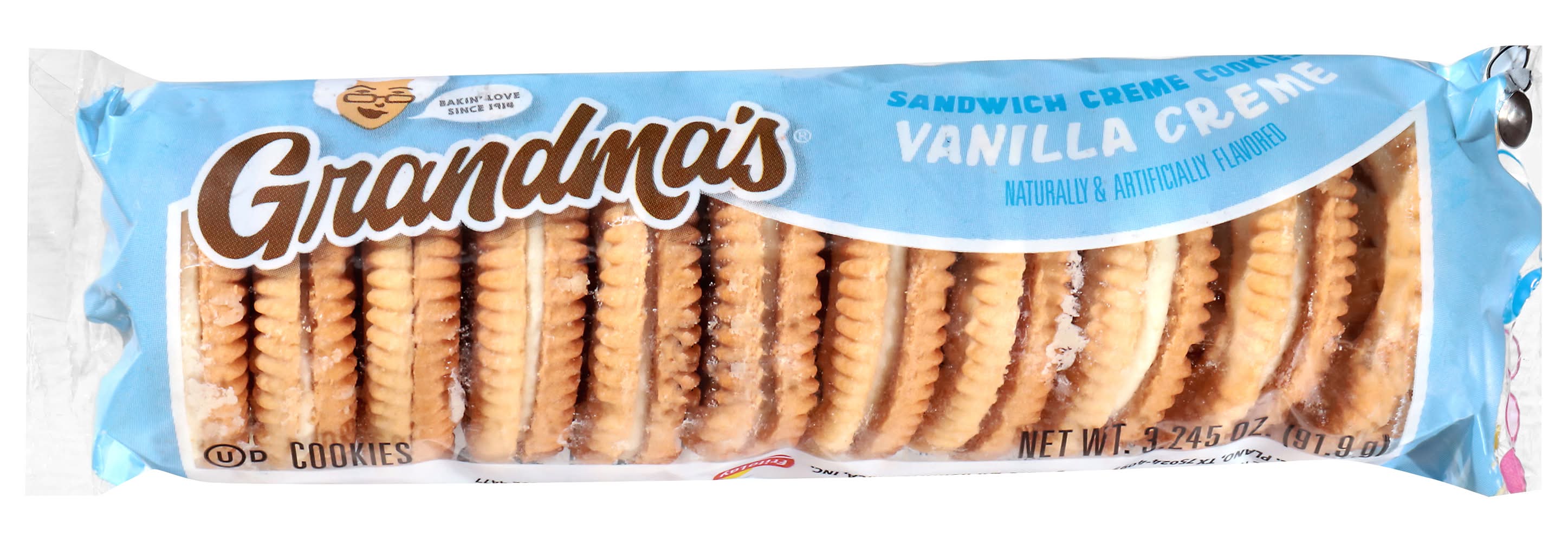Grandma's Sandwich Creme Cookies, Vanilla (3.25 oz)