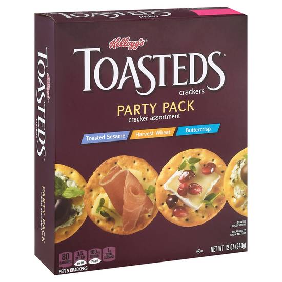 Toasteds Party pack Crackers Assortment
