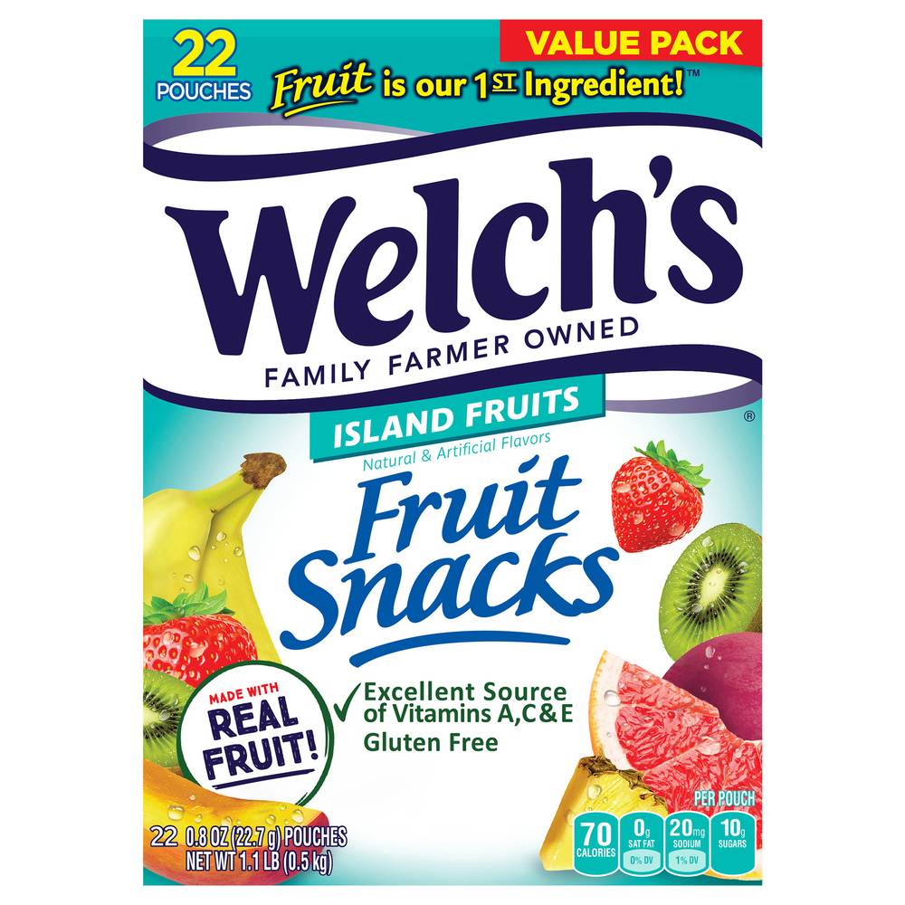 Welch's Island Fruit Snacks (0.8 oz)