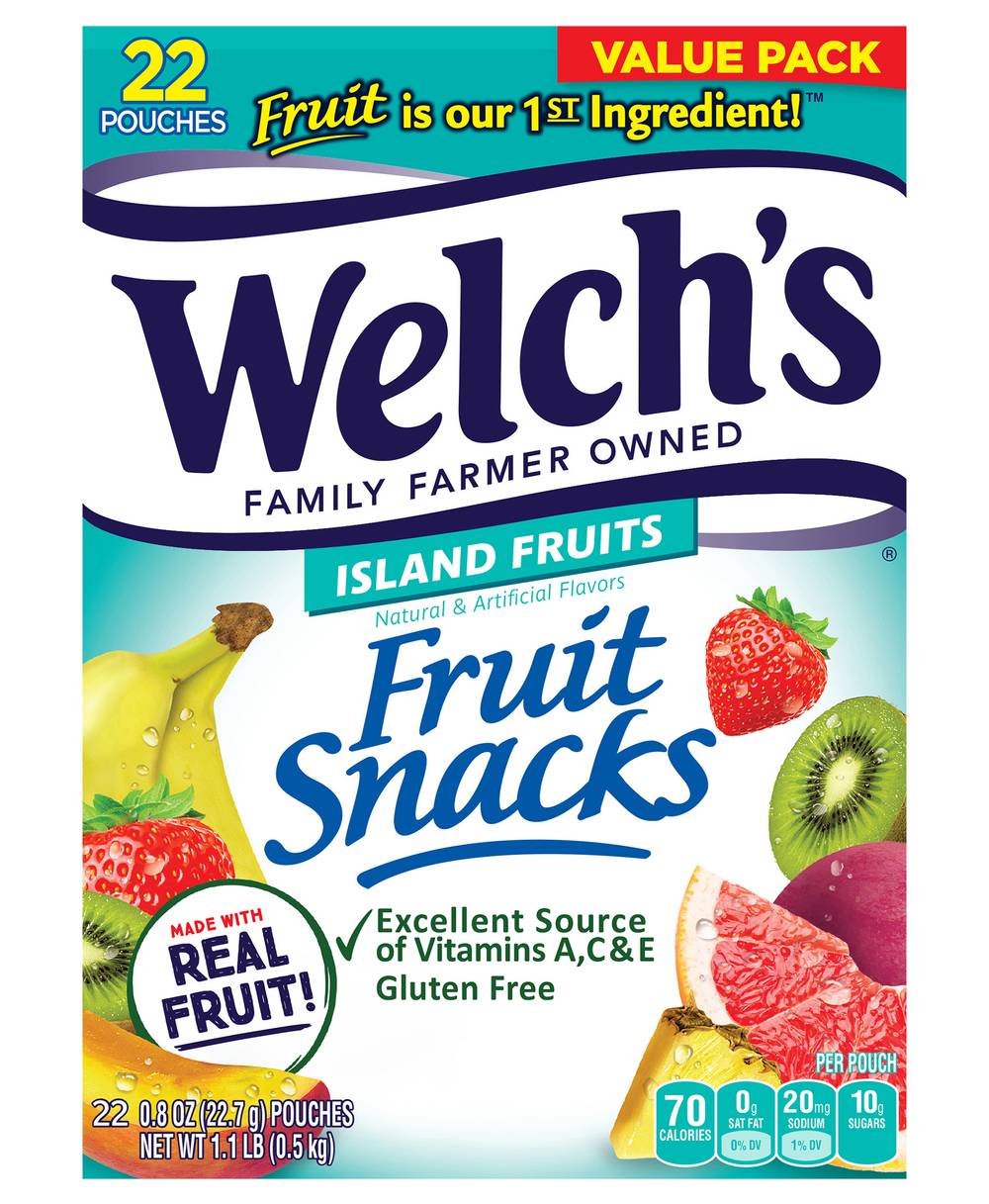 Welch's Island Fruit Snacks (0.8 oz)