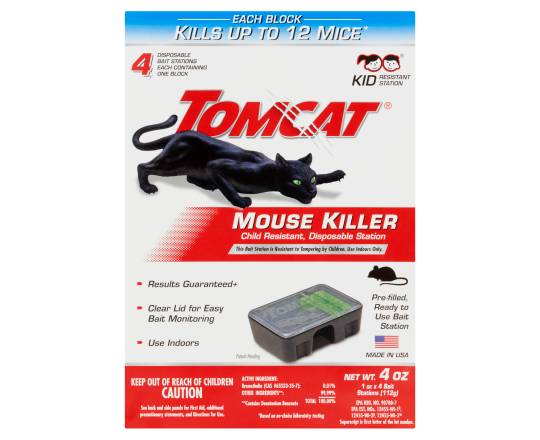 Tomcat Mouse Killer (4 oz, 4 ct)