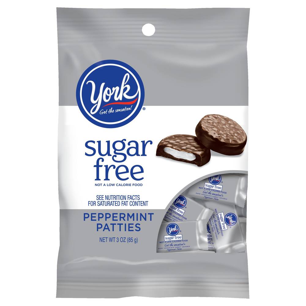 York Sugar Free Dark Chocolate Covered Peppermint Patties