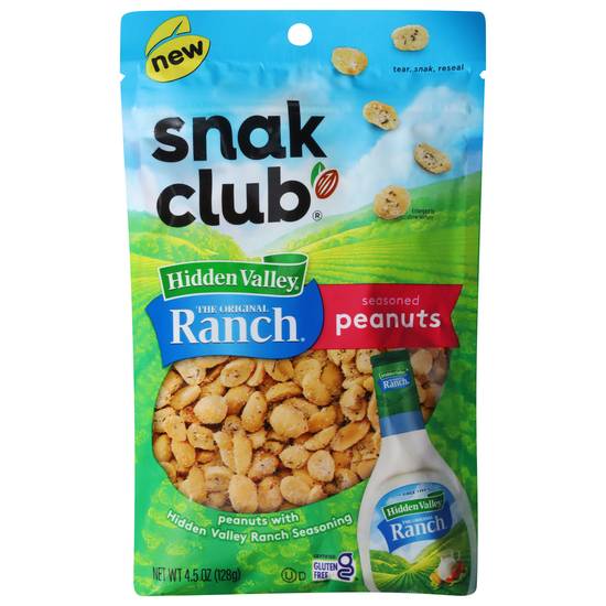 Snak Club Seasoned the Original Ranch Peanuts