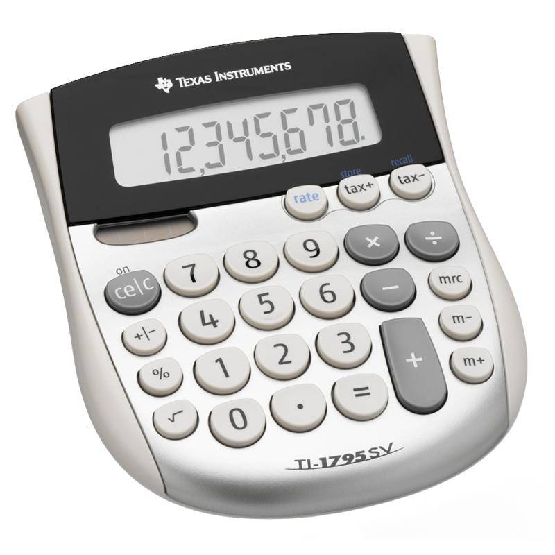 Texas Instruments Solar Desktop Calculator Ti1795sv