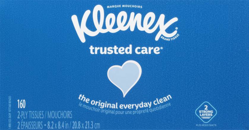 Kleenex Trusted Care Facial Tissues (160 ct)