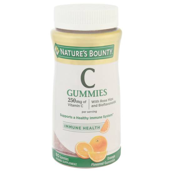 Nature's Bounty Vitamin C Orange Flavored Gummies (80 ct)