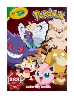 Crayola Pokemon Coloring Book 3y+