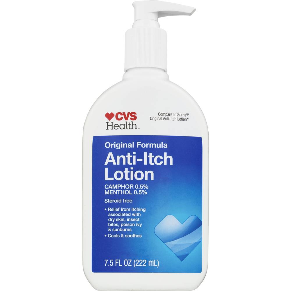 Cvs Health Steroid-Free Anti-Itch Lotion, 7.5 Oz, Original Formula