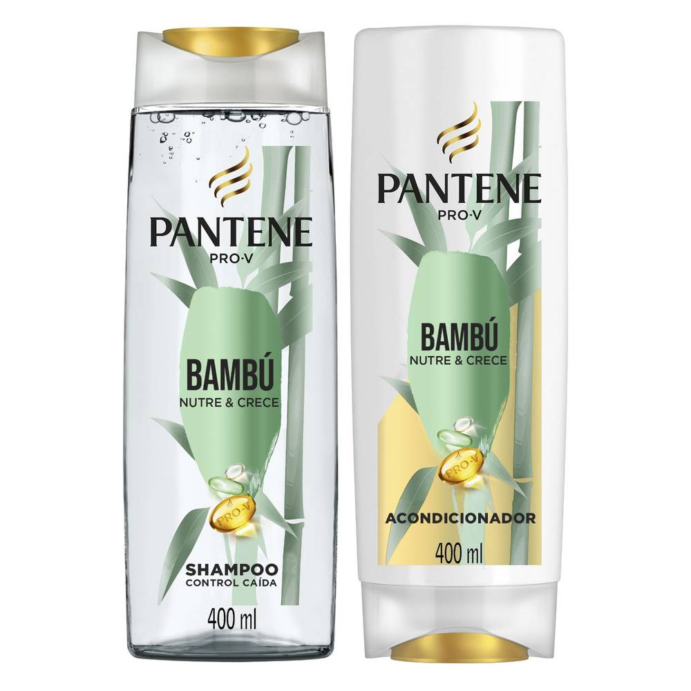 Pantene pack shampoo + acondicionador pro-v bambú