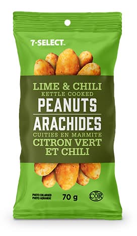 7-Select Lime & Chili Peanuts 70g