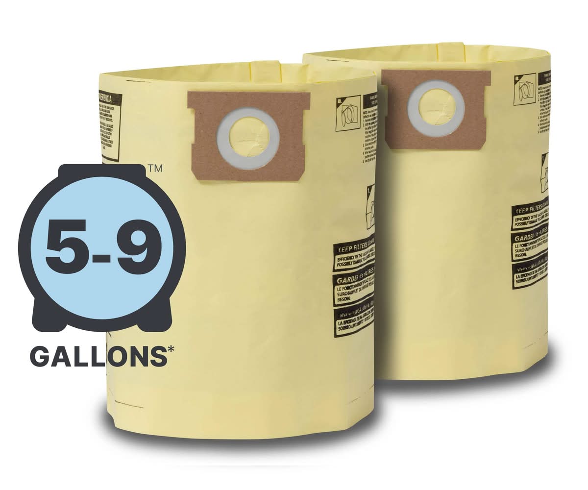 Shop-Vac 2 -Pack 9-Gallon Dry Collection bag
