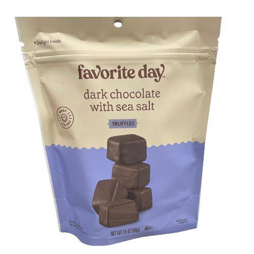 Favorite Day Dark Chocolate With Sea Salt Truffle