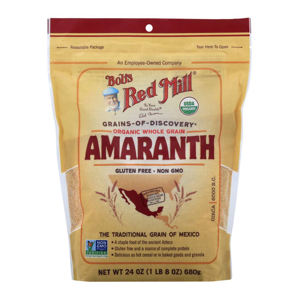 Bob's Red Mill Organic Whole Grain Amaranth (1.5 lbs)