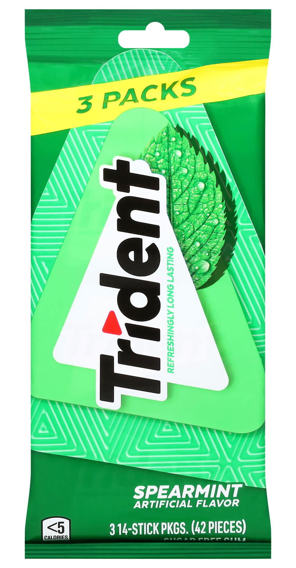 Trident Sugar Free Gum, Mint (42 ct)