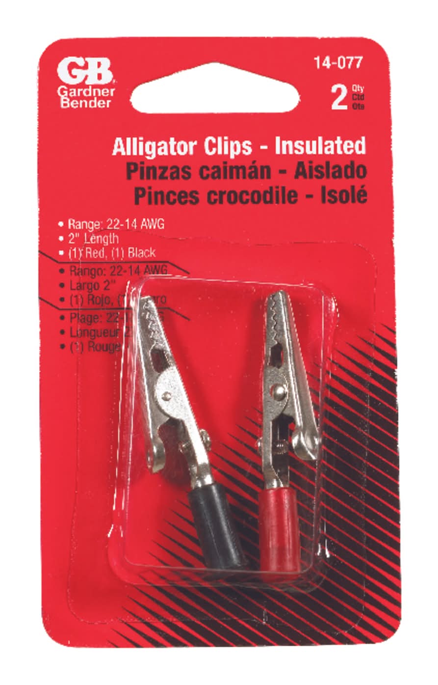 Gardner Bender Alligator Clips 2 Pk