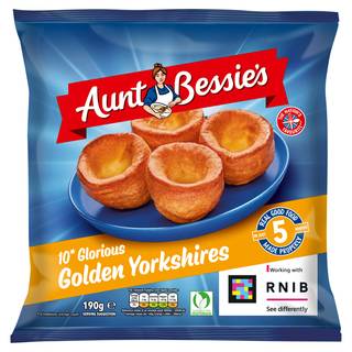 Aunt Bessie's 10 Glorious Golden Yorkshire Puddings 190g