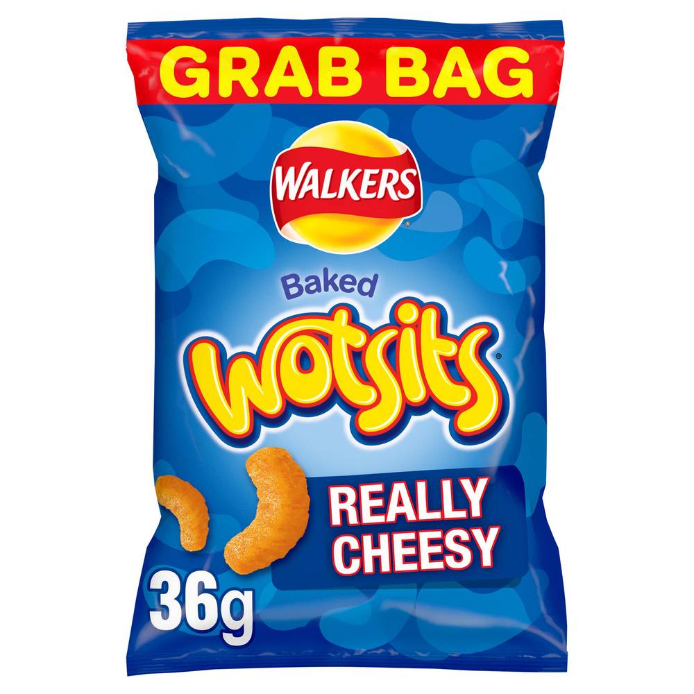 Walkers Wotsits Really Cheesy Crisp Snacks 36g