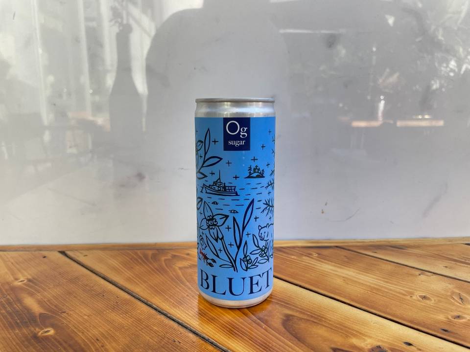 Bluet Bubbles,  250 mL Fruit Wine Can (7% ABV)