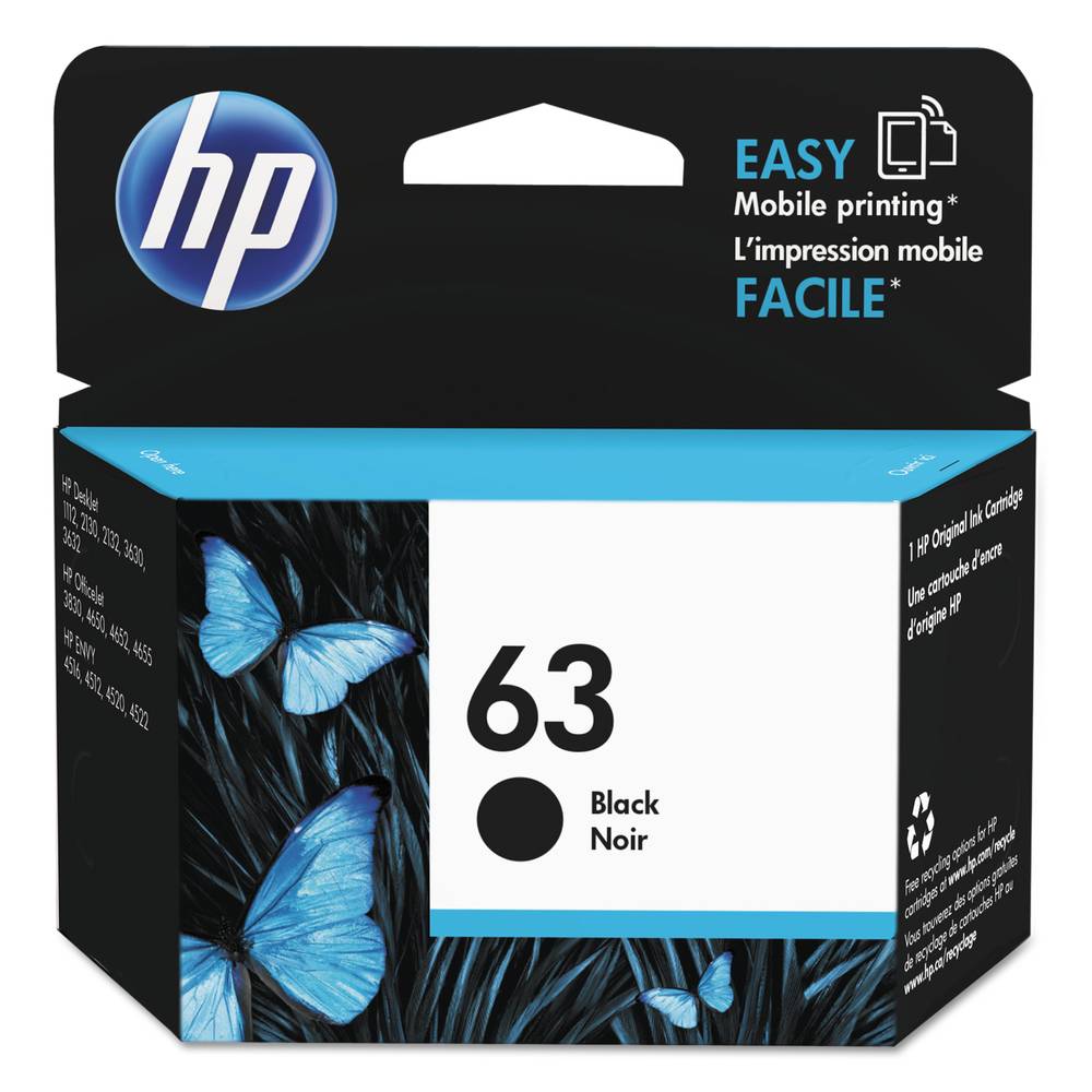 HP Ink Cartridge 63 Black